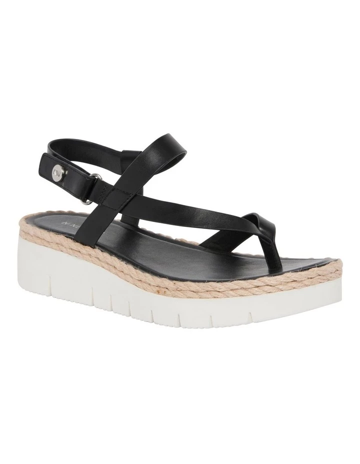Nine West Starr Black Sandals 2 Nine West Starr Black Sandals - Image 2