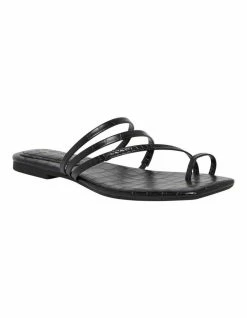 Nine West Darbie Black Sandals -Deals Shoes Store 886816000 2 720x928