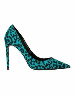 Tony Bianco Anja Blue Leopard Heels