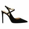 Tony Bianco Aston Black Suede Heels