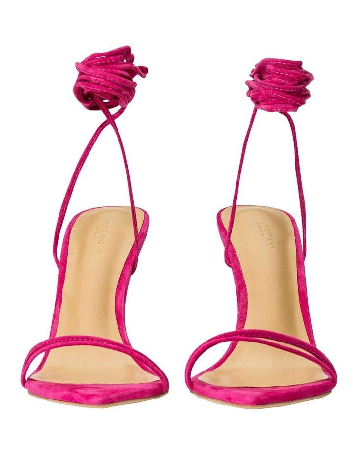 Tony Bianco Millie Lipstick Suede Heels 2 Tony Bianco Millie Lipstick Suede Heels - Image 2