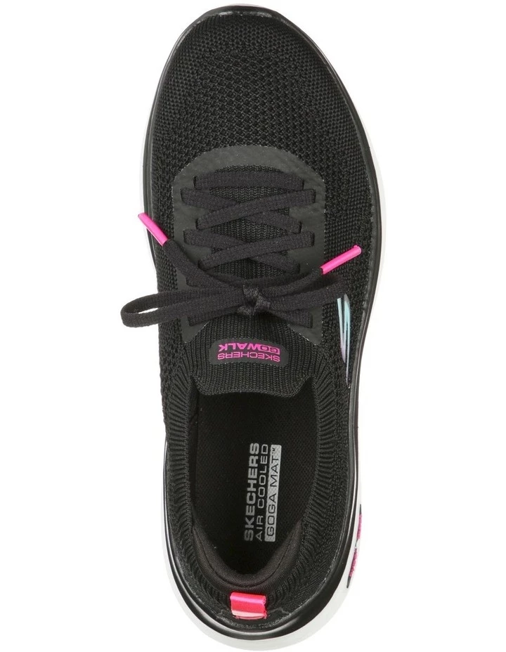 Skechers GO WALK Hyper Burst Moon Walking Black Sneaker 3 Skechers GO WALK Hyper Burst Moon Walking Black Sneaker - Image 3