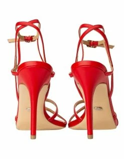 Tony Bianco Frisky Cherry Red Nappa Heels -Deals Shoes Store 888232330 3 720x928