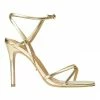 Tony Bianco Frisky Gold Nappa Heels
