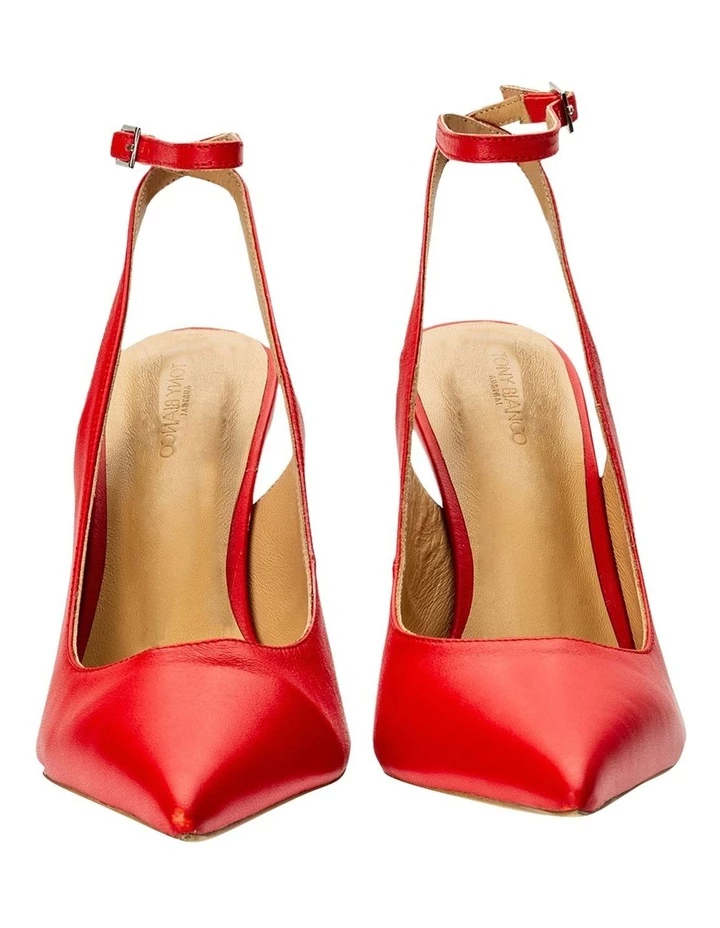 Tony Bianco Gallery Cherry Nappa Heels 2 Tony Bianco Gallery Cherry Nappa Heels - Image 2