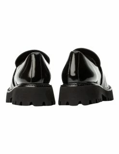 Tony Bianco Gisele Black Hi Shine Flats -Deals Shoes Store 888233050 3 720x928