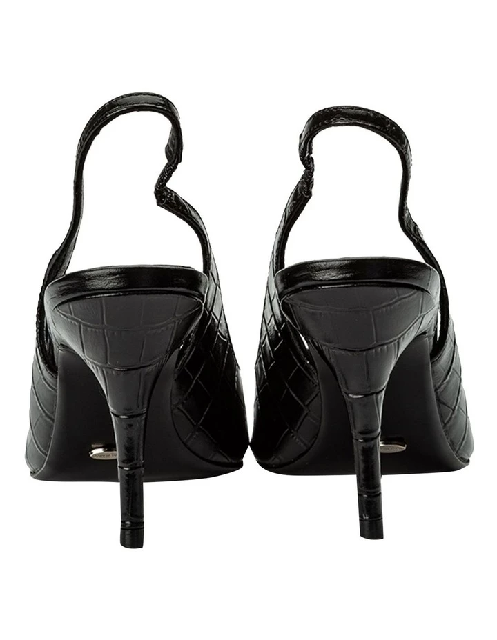 Tony Bianco Hayes Black Croc Heels 3 Tony Bianco Hayes Black Croc Heels - Image 3