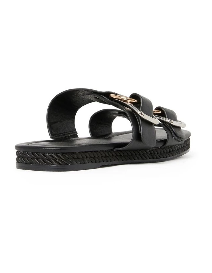 Forever New Uma Black Flat Slide 3 Forever New Uma Black Flat Slide - Image 3