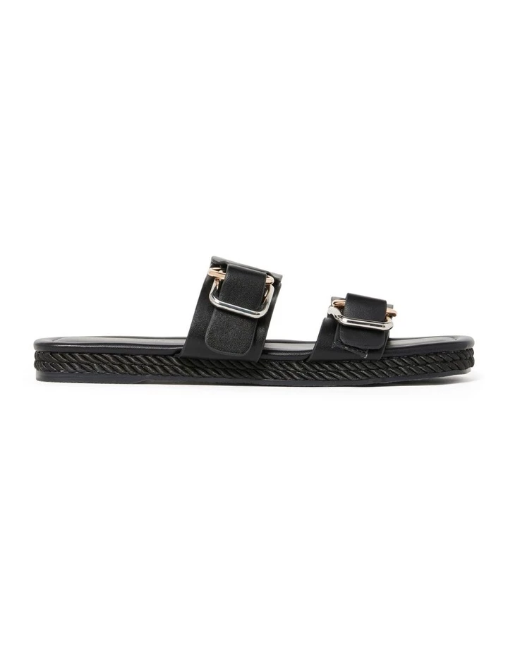 Forever New Uma Black Flat Slide 4 Forever New Uma Black Flat Slide - Image 4