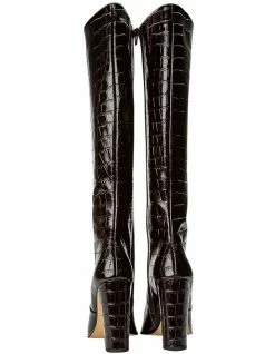 Tony Bianco Lucille Mocha Croc Boots 8 Tony Bianco Lucille Mocha Croc Boots -Deals Shoes Store 888522130 4 720x928