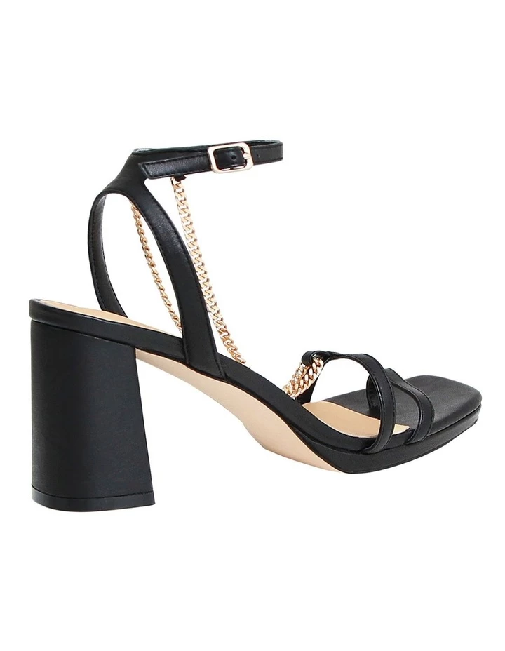 Belle & Bloom Stars Aligned Black Chain Heel 2 Belle & Bloom Stars Aligned Black Chain Heel - Image 2
