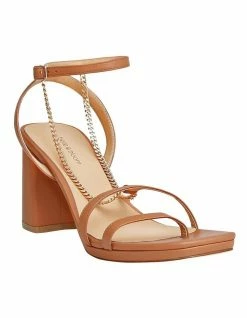 Belle & Bloom Stars Aligned Tan Chain Heel -Deals Shoes Store 889075630 3 720x928