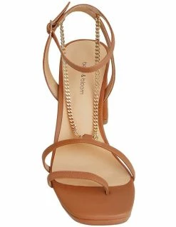 Belle & Bloom Stars Aligned Tan Chain Heel -Deals Shoes Store 889075630 4 720x928
