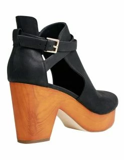 Belle & Bloom Fearless Black Clog Ankle Boot 6 Belle & Bloom Fearless Black Clog Ankle Boot -Deals Shoes Store 889075900 3 720x928