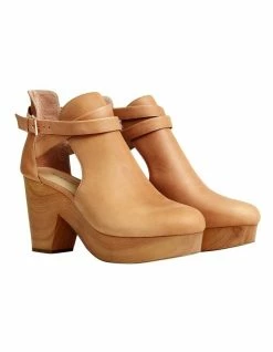 Belle & Bloom Fearless Tan Clog Ankle Boot -Deals Shoes Store 889075990 5 720x928