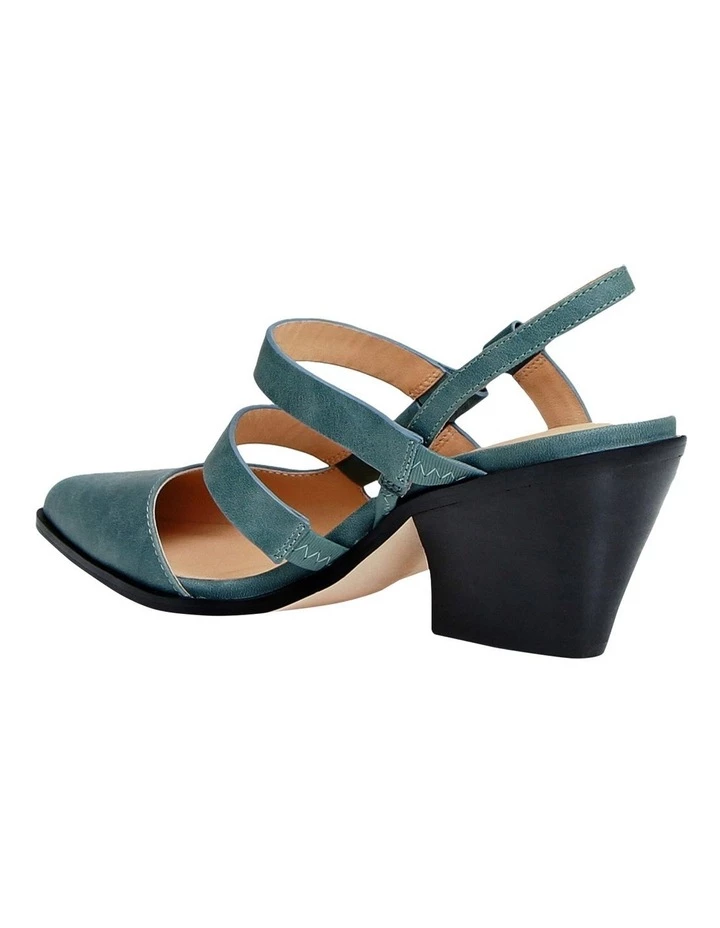 Belle & Bloom What Will Be Blue Slingback Heel 2 Belle & Bloom What Will Be Blue Slingback Heel - Image 2