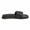 Belle & Bloom Go Get 'Em Black Quilted Slide