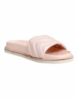 Belle & Bloom Go Get 'Em Blush Quilted Slide -Deals Shoes Store 889076530 3 720x928