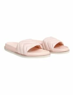 Belle & Bloom Go Get 'Em Blush Quilted Slide -Deals Shoes Store 889076530 5 720x928