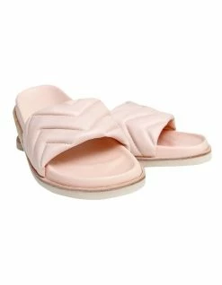 Belle & Bloom Go Get 'Em Blush Quilted Slide -Deals Shoes Store 889076530 6 720x928