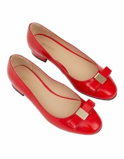 Review Annalise Red Ballet Flat -Deals Shoes Store 889300180 3 720x928