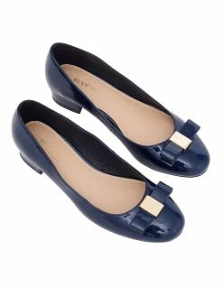 Review Annalise Navy Ballet Flat -Deals Shoes Store 889721830 3 720x928