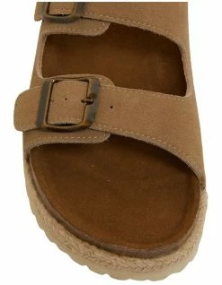 Easy Steps Crete Taupe Suee Sandals -Deals Shoes Store 891321580 6 720x928