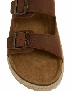 Easy Steps Crete Brown Oily Nubuck Sandals -Deals Shoes Store 891321670 6 720x928
