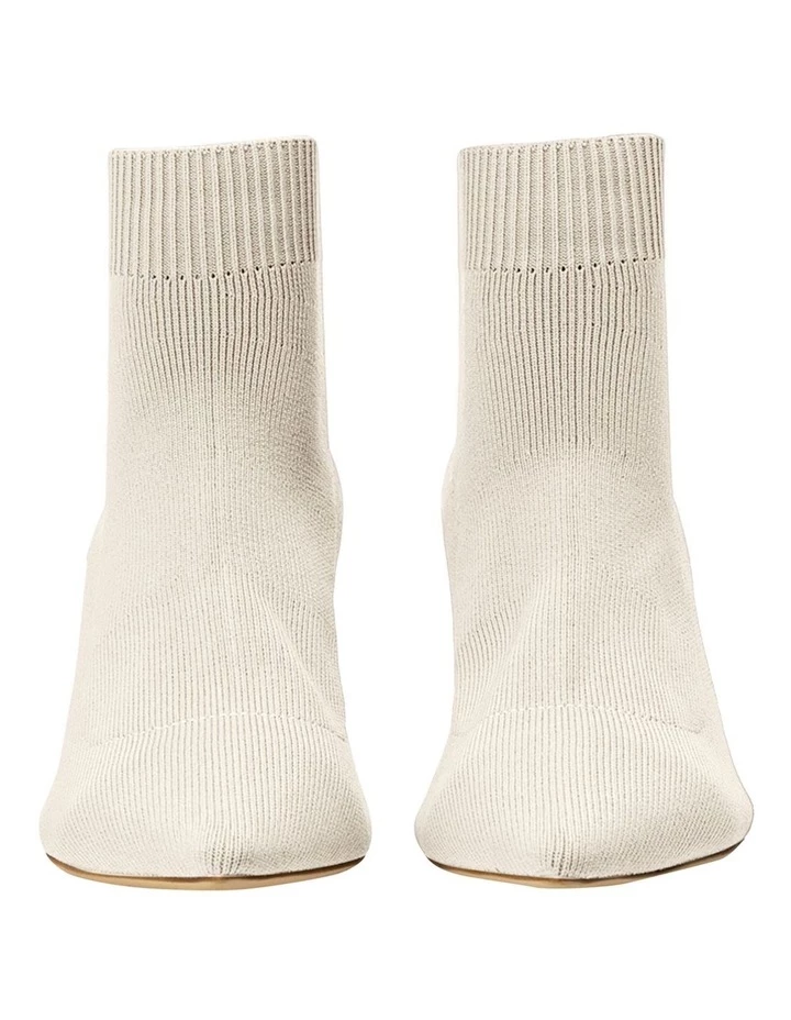 Tony Bianco Gwen Vanilla Sock Knit Boot 2 Tony Bianco Gwen Vanilla Sock Knit Boot - Image 2