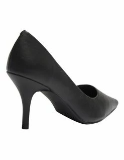 Ravella Wendy Black Smooth Heeled Shoes 10 Ravella Wendy Black Smooth Heeled Shoes -Deals Shoes Store 892533700 4 720x928