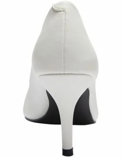Ravella Wendy White Smooth Heeled Shoes 11 Ravella Wendy White Smooth Heeled Shoes -Deals Shoes Store 892533880 5 720x928