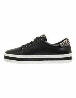 Easy Steps Ultra Black/Leopard Sneakers -Deals Shoes Store 893879560 3 720x928