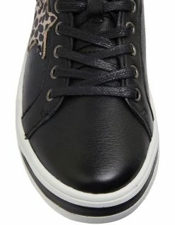 Easy Steps Ultra Black/Leopard Sneakers -Deals Shoes Store 893879560 6 720x928