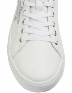 Easy Steps Ultra White/Glitter Sneakers -Deals Shoes Store 893879740 6 720x928