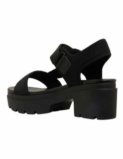 Sandler Canyon Black Fabric Sandals -Deals Shoes Store 895768750 7 720x928