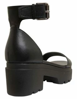 Sandler Cameron Black Smooth Sandals -Deals Shoes Store 895768840 4 720x928