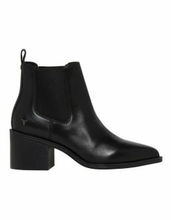 Windsor Smith Wonder Black Leather Boot