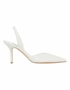 Nine West Hello Ivory Leather Pumps