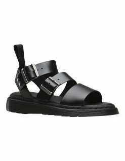 Dr Martens Gryphon Black Brando Sandal
