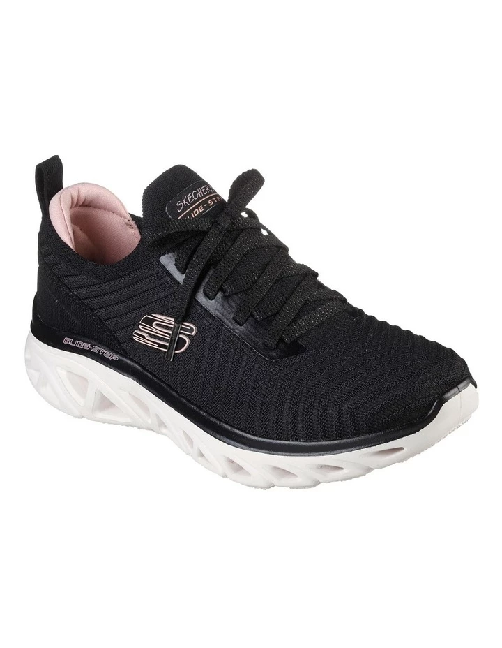 Skechers Glide-Step Sport Black/Pink Sneakers 2 Skechers Glide-Step Sport Black/Pink Sneakers - Image 2