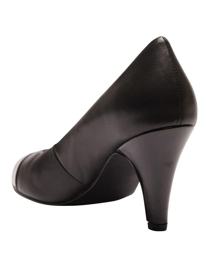 Easy Steps Mandy Black Patent/Glove Heeled Shoes 6 Easy Steps Mandy Black Patent/Glove Heeled Shoes - Image 6