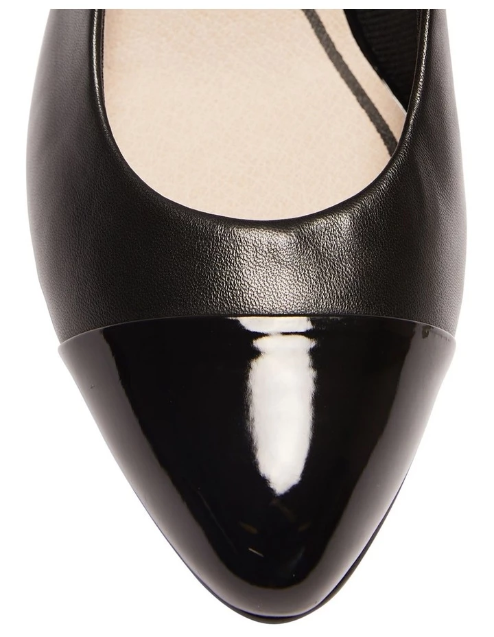 Easy Steps Mandy Black Patent/Glove Heeled Shoes 7 Easy Steps Mandy Black Patent/Glove Heeled Shoes - Image 7