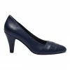 Easy Steps Matilda Navy Glove Heeled Shoes