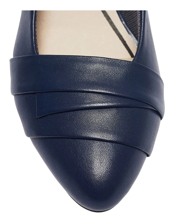Easy Steps Matilda Navy Glove Heeled Shoes 7 Easy Steps Matilda Navy Glove Heeled Shoes - Image 7