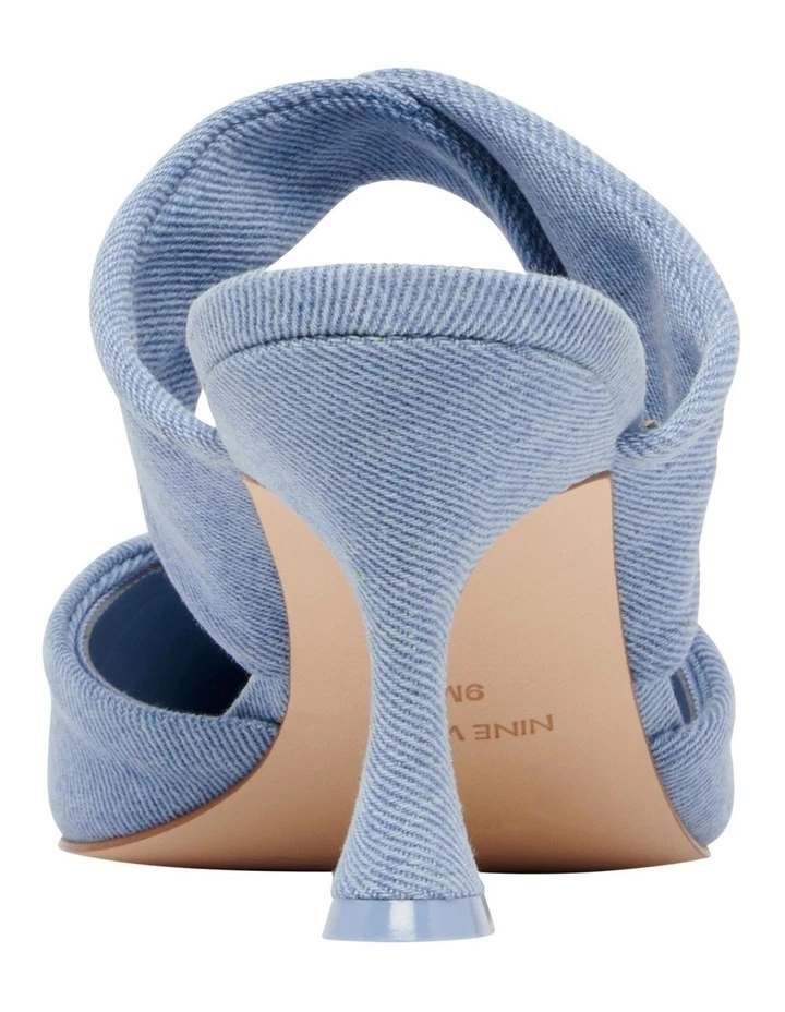 Nine West Crown Blue Pumps 4 Nine West Crown Blue Pumps - Image 4