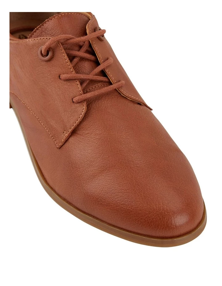 Hush Puppies Luciana Tan Leather Lace-Up Shoes 2 Hush Puppies Luciana Tan Leather Lace-Up Shoes - Image 2