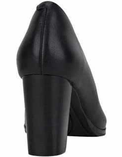Hush Puppies The Tall Pump Black Leather Heels -Deals Shoes Store 899934940 5 720x928