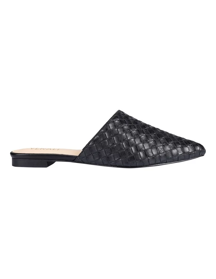 Verali Rose Black Flat Shoes 1 Verali Rose Black Flat Shoes