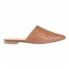 Verali Rose Tan Embossed Flat Shoes