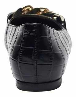 Sandler Lacey Black Croc Print Flat Shoes -Deals Shoes Store 900445600 5 720x928